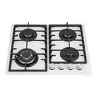Варочная панель HOMSair HGG646WH, газовая, 4 конфорки, белый - Фото 8