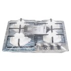 Варочная панель HOMSair HGS643S, газовая, 4 конфорки, серый 9792186