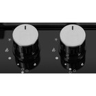 Варочная панель MAUNFELD EGHE.43.33CB/G, газовая, 3 конфорки, чёрный 9792189