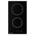 Варочная панель MAUNFELD AVI292BK, индукционная, 2 конфорки, сенсор, чёрный 9792224