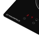 Варочная панель MAUNFELD AVI292BK, индукционная, 2 конфорки, сенсор, чёрный 9792224