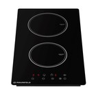 Варочная панель MAUNFELD AVI292BK, индукционная, 2 конфорки, сенсор, чёрный 9792224