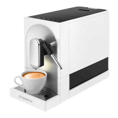 Кофемашина MAUNFELD MF-A7021WH, капельная, 1470 Вт, 1.1 л, белый