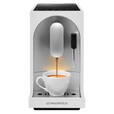 Кофемашина MAUNFELD MF-A7021WH, капельная, 1470 Вт, 1.1 л, белый