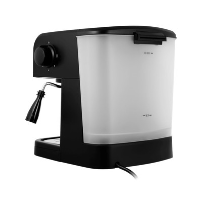 Кофеварка MAUNFELD MF-734BK, рожковая, 850 Вт, 1.5 л, серая