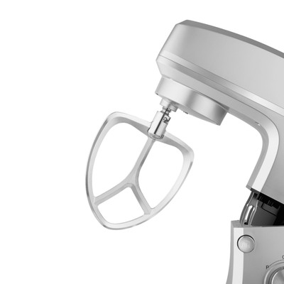 Миксер MAUNFELD MF-432S, 1500 Вт, 10 л, 6 скоростей, серебристый
