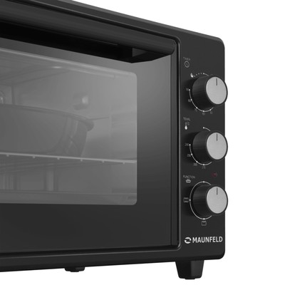 Мини-печь MAUNFELD MMO-373MB01, 1000 Вт, 3 режима, 37 л, чёрный