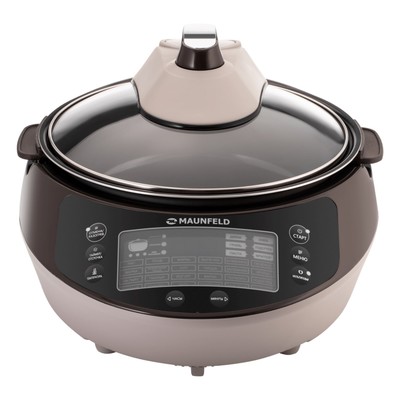 Мультиварка MAUNFELD MF-1621BR, 5 л, 1600 Вт, коричневый