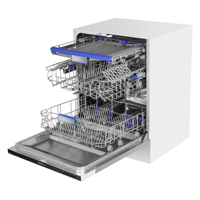 Посудомоечная машина HOMSair DW67M, класс А++, 14 комплектов, 6 программ
