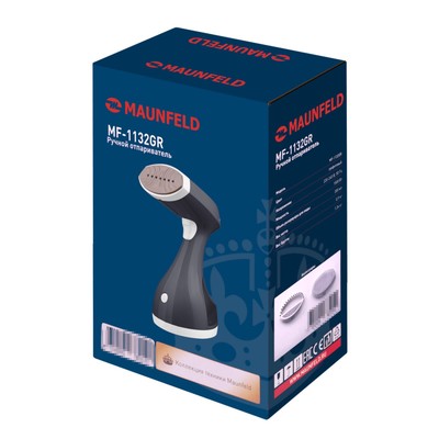 Ручной отпариватель MAUNFELD MF-1132GR, 1500 Вт, 25 г/мин, серый