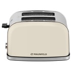 Тостер MAUNFELD MF-821BG, 950 Вт, 2 тоста, бежевый - фото 51341003 Тостер MAUNFELD MF-821BG, 950 Вт, 2 тоста, бежевый - фото 51341003