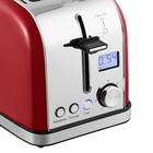 Тостер MAUNFELD MF-821CH, 950 Вт, 2 тоста, вишневый - фото 51341018