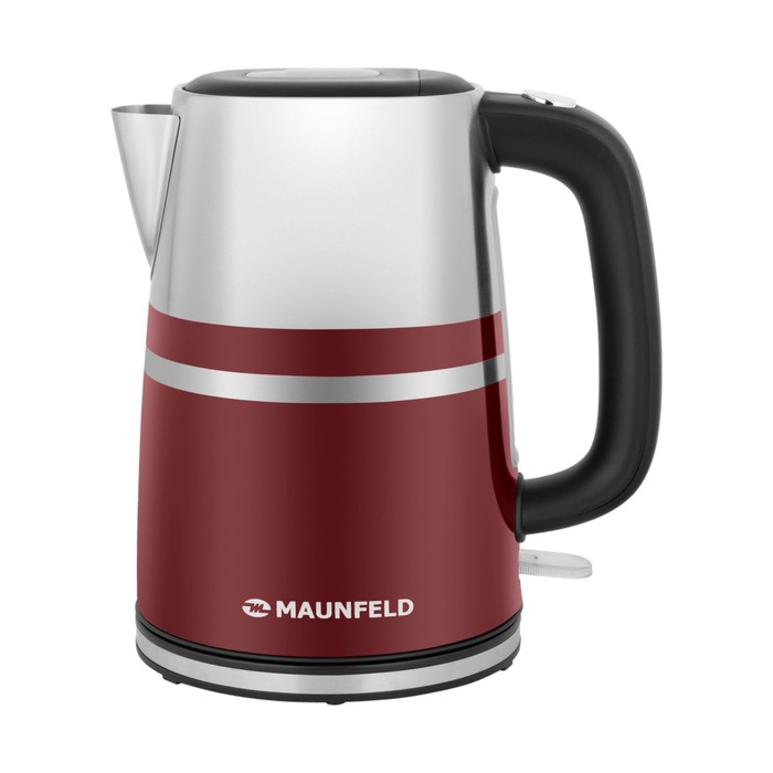Чайник MAUNFELD MFK-622CH, металл, 1.7 л, 2150 Вт, вишневый