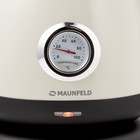 Чайник MAUNFELD MGK-625BG, металл, 1.7 л, 2200 Вт, бежевый - фото 51341065 Чайник MAUNFELD MGK-625BG, металл, 1.7 л, 2200 Вт, бежевый - фото 51341065