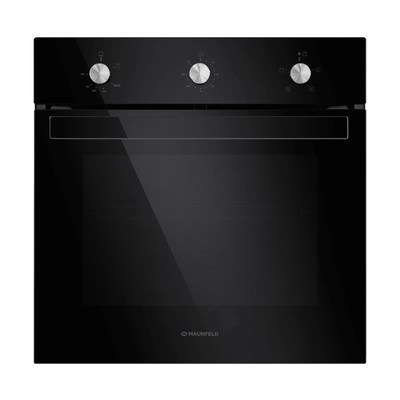 Шкаф духовой MAUNFELD EOGC604B, газовый, с электрическим грилем, 60 л, класс А, чёрный