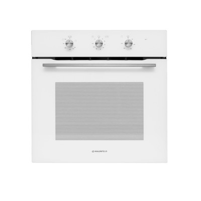 Шкаф духовой газовый с электрическим грилем MAUNFELD MOGS703W, 70 л, белый