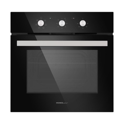 Шкаф духовой электрический HOMSair OES657BK, 59 л, чёрный
