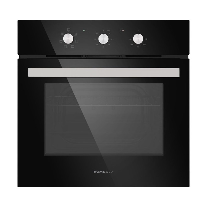 Шкаф духовой электрический HOMSair OES657BK, 59 л, чёрный