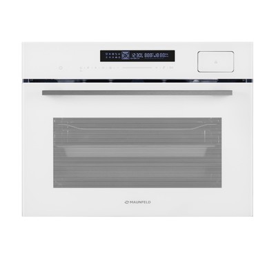 Шкаф духовой электрический с паром MAUNFELD MCMO5016STGW, 50 л, белый