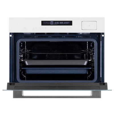 Шкаф духовой электрический с паром MAUNFELD MCMO5016STGW, 50 л, белый