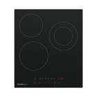 Электрическая варочная панель HOMSair HVY43DBK, 3 конфорки, чёрный - Фото 6