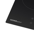 Электрическая варочная панель HOMSair HVY43DBK, 3 конфорки, чёрный - Фото 5