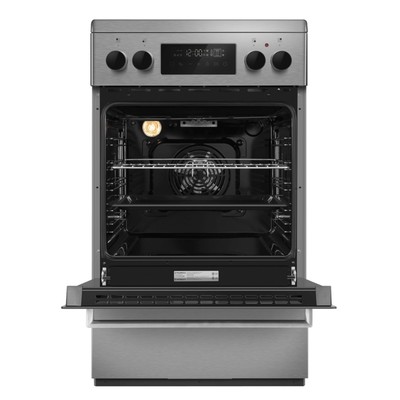 Электрическая плита MAUNFELD MEC511CS09TD, стеклокерамическая, 4 конфорки, 59 л