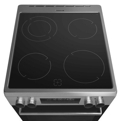Электрическая плита MAUNFELD MEC511CS09TD, стеклокерамическая, 4 конфорки, 59 л
