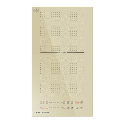 Варочная панель MAUNFELD CVI292S2FBG, индукционная, 2 конфорки, сенсор, бежевый