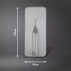 Гладилка ТУНДРА, пластиковая, прозрачная, 235 г, 270×115 мм - Фото 3