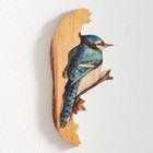 Панно интерьерное дерево "Синяя птица" 12х0,7х19 см - фото 6962995