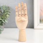 Фигурка «Шарнирная рука», дерево, 18 см - Фото 5