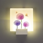 Бра "Одуванчики" LED 6Вт 4000К белый 19,5х6х19,5 см - Фото 2
