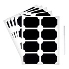 Наклейки водонепроницаемые, набор листов 5 шт., меловой маркер, размер 1 наклейки — 40 × 60 мм - фото 35197103