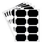 Наклейки водонепроницаемые, набор листов 5 шт., меловой маркер, размер 1 наклейки — 40 × 60 мм - фото 35197105