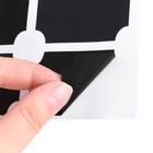 Наклейки водонепроницаемые, набор листов 5 шт., меловой маркер, размер 1 наклейки — 40 × 60 мм - фото 35197107