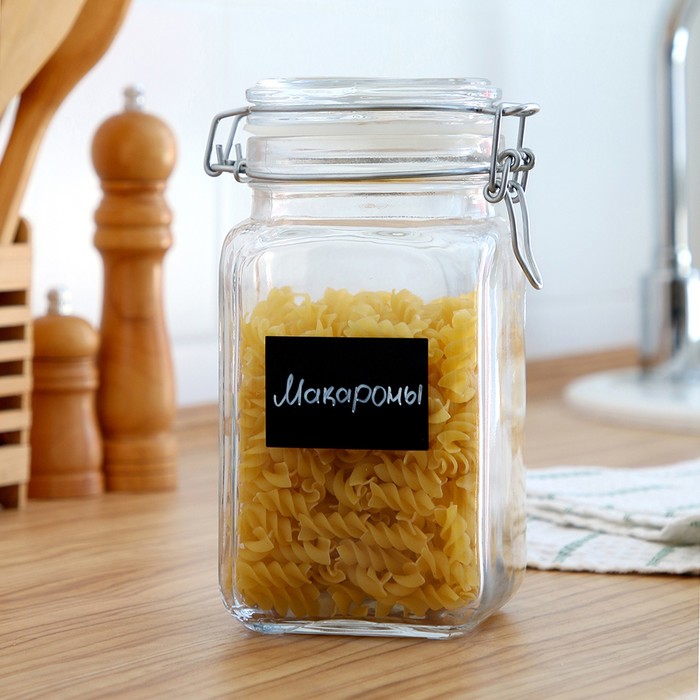 Наклейки водонепроницаемые, набор листов 5 шт., меловой маркер, размер 1 наклейки — 60 × 40 мм - Фото 1