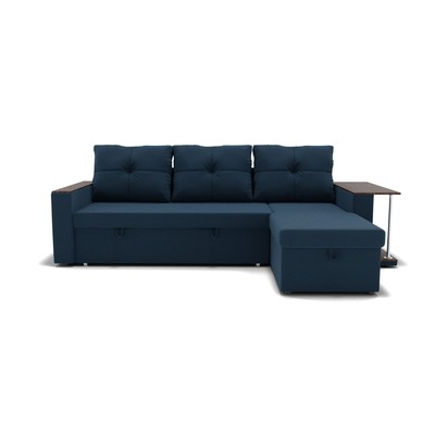 Угловой диван «Атланта», механизм венеция, универсальный, велюр, цвет галакси лайт 014