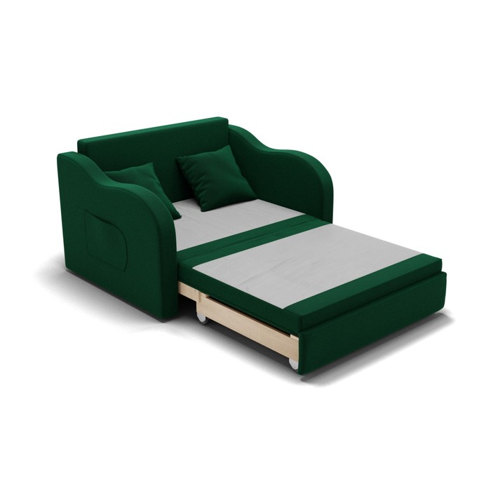 Прямой диван «Бали», механизм выкатной, велюр, цвет галакси лайт 010 - фото 1906300462