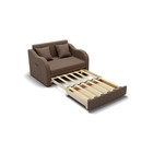 Диван прямой «Бали», механизм выкатной, велюр, цвет галакси лайт 023 - фото 121210230