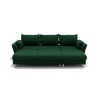 Диван – трансформер «Барселона 2», механизм пантограф, угол правый, велюр, цвет галакси лайт 010  (артикул 9798690)  большой выбор товаров оптом и в розницу по низким ценам с доставкой