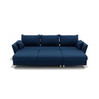 Диван – трансформер «Барселона 2», механизм пантограф, угол правый, велюр, цвет галакси лайт 014  (артикул 9798691)  большой выбор товаров оптом и в розницу по низким ценам с доставкой