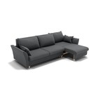 Диван – трансформер «Барселона 2», механизм пантограф, угол правый, велюр, цвет галакси лайт 021  (артикул 9798692)  большой выбор товаров оптом и в розницу по низким ценам с доставкой