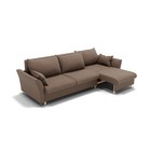 Диван – трансформер «Барселона 2», механизм пантограф, угол правый, велюр, цвет галакси лайт 023  (артикул 9798694)  большой выбор товаров оптом и в розницу по низким ценам с доставкой