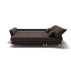 Угловой диван «Барселона 3», механизм пантограф, угол правый, велюр, цвет галакси лайт 004 - Фото 2