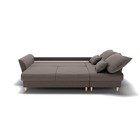 Диван угловой «Барселона 3», механизм пантограф, угол правый, велюр, цвет галакси лайт 005  (артикул 9798697)  большой выбор товаров оптом и в розницу по низким ценам с доставкой