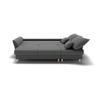 Диван угловой «Барселона 3», механизм пантограф, угол правый, велюр, цвет галакси лайт 021  (артикул 9798700)  большой выбор товаров оптом и в розницу по низким ценам с доставкой