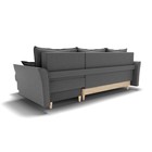 Диван угловой «Барселона 3», механизм пантограф, угол правый, велюр, цвет галакси лайт 021  (артикул 9798700)  большой выбор товаров оптом и в розницу по низким ценам с доставкой