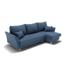 Угловой диван «Барселона 3», механизм пантограф, угол правый, велюр, цвет галакси лайт 022 - Фото 6