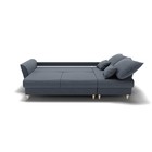 Угловой диван «Барселона 3», механизм пантограф, угол правый, велюр, цвет галакси лайт 026 - Фото 2